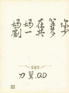 妈妈在等你电视剧一共多少集