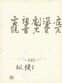 电视剧深夜在线观看免费完整版高清