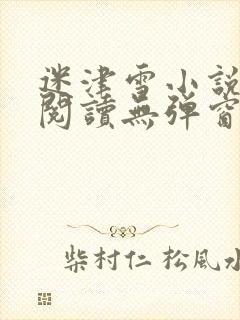 迷津雪小说免费阅读无弹窗