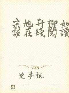 宋旭升柳如烟小说在线阅读封面