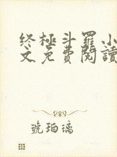 终极斗罗小说全文免费阅读笔趣阁