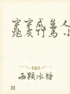 穿穿成万人迷的炮灰竹马 小说