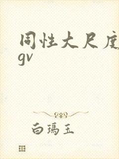 同性大尺度视频gv封面