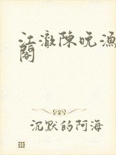 江澈陈晚渔笔趣阁