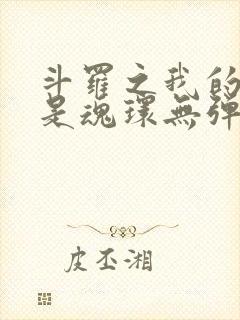 斗罗之我的武魂是魂环无弹窗