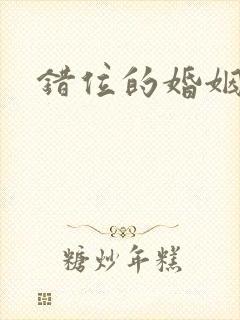 错位的婚姻观看