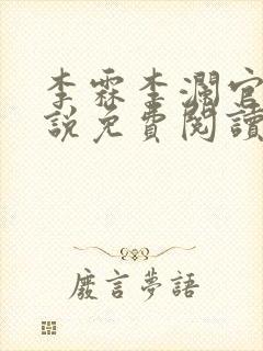 李霖李澜官场小说免费阅读