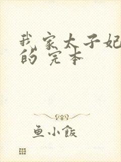 我家太子妃超凶的 完本