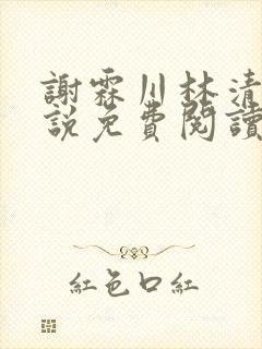 谢霖川林清禾小说免费阅读最新章节封面