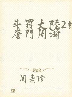 斗罗大陆2绝世唐门周漪封面