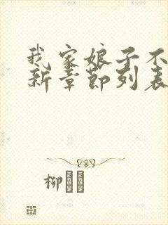 我家娘子不对劲新章节列表