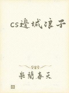 cs边城浪子