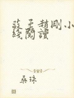 苏柔赵刚小说在线阅读