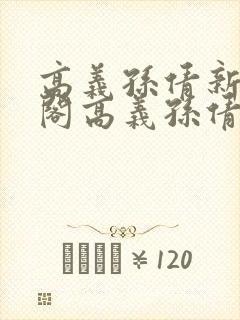 高义孙倩新笔趣阁高义孙倩