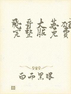 飞哥大英雄高清完整版免费观看