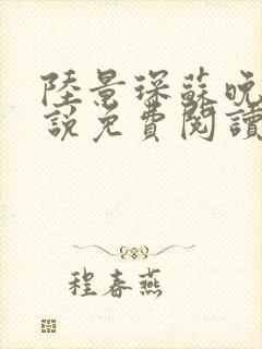 陆景琛苏晚晴小说免费阅读最新章节