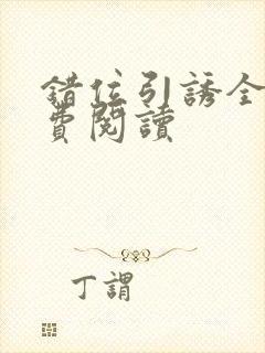 错位引诱全文免费阅读