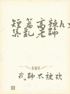 短篇高辣h文合集乱老师封面