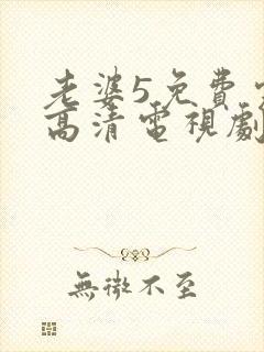 老婆5免费完整高清电视剧在线观看