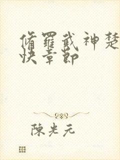 修罗武神楚枫更快章节