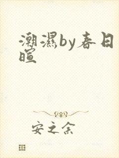 潮湿by春日负暄封面