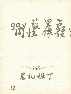 gay 蓝男色 同性 裸体男模