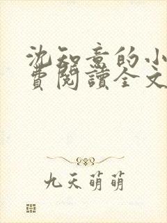 沈知意的小说免费阅读全文封面