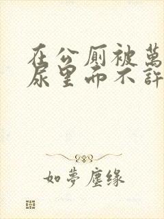 在公厕被万人c尿里面不许漏