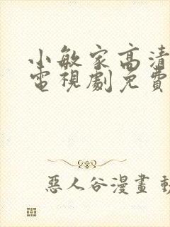 小敏家高清在线电视剧免费观看全集封面