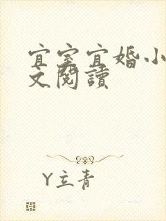 宜室宜婚小说全文阅读封面