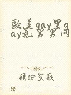 欧美gay里gay气男男网站