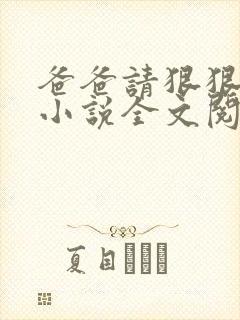 爸爸请狠狠爱我小说全文阅读笔趣阁