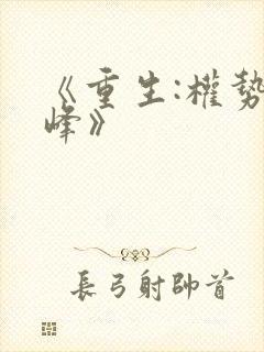 《重生:权势巅峰》