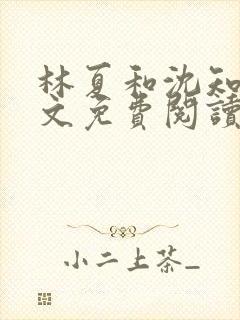 林夏和沈知白全文免费阅读最新章节