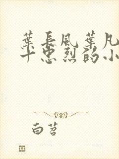 叶长风叶凡一门十忠烈的小说名字