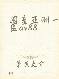 国产亚洲一区二区av88封面