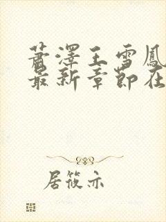 萧泽王雪凤小说最新章节在哪里看