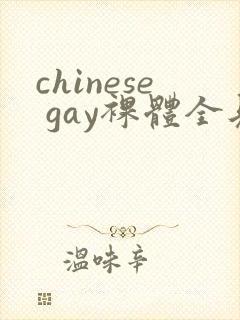 chinese gay裸体全见