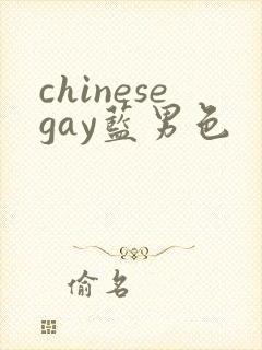 chinesegay蓝男色