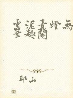 云泥青灯无删减笔趣阁