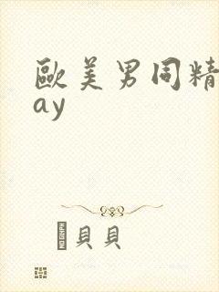 欧美男同精品gay