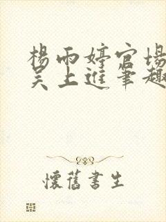 杨雨婷官场报复吴上进笔趣阁封面