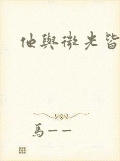 他与微光皆倾城