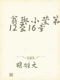 翁与小莹第十部12至16章封面