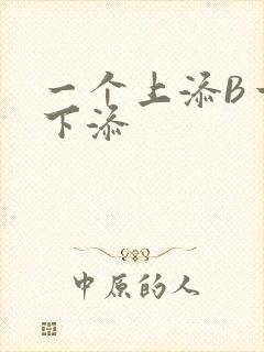 一个上添B一个下添