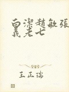 白洁赵敏张倩高义老七封面