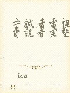 守诚者电视剧免费观看完整版高清