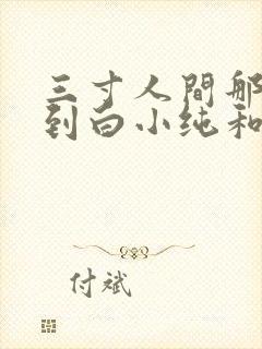 三寸人间那章提到白小纯和杜凌菲