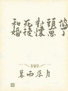 和死对头协议结婚后怀崽了笔趣阁封面