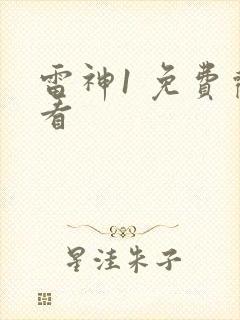 雷神1 免费观看封面